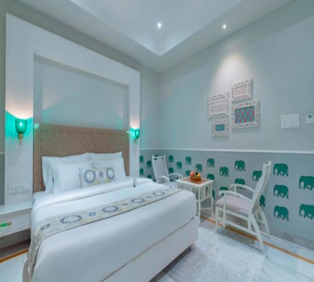 Jaipur Bungalow Hotel Bagian luar foto
